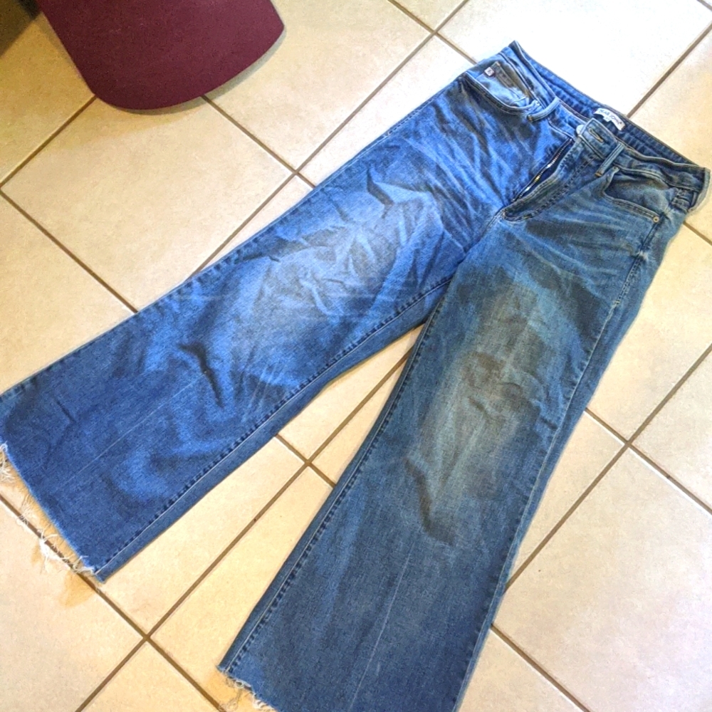 Dear John cropped flare leg jean